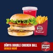 Dünya Double Chicken Ball Burger Menü