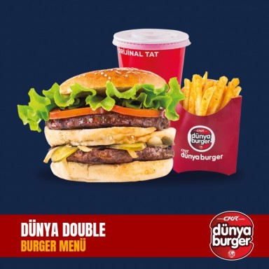 Dünya Double Burger Menü